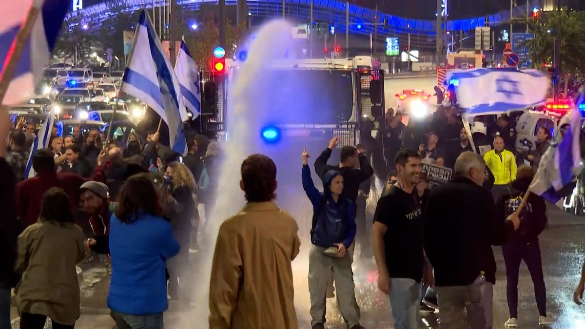Izraelská policie se střetla s demonstrujícími proti vládě Netanjahua